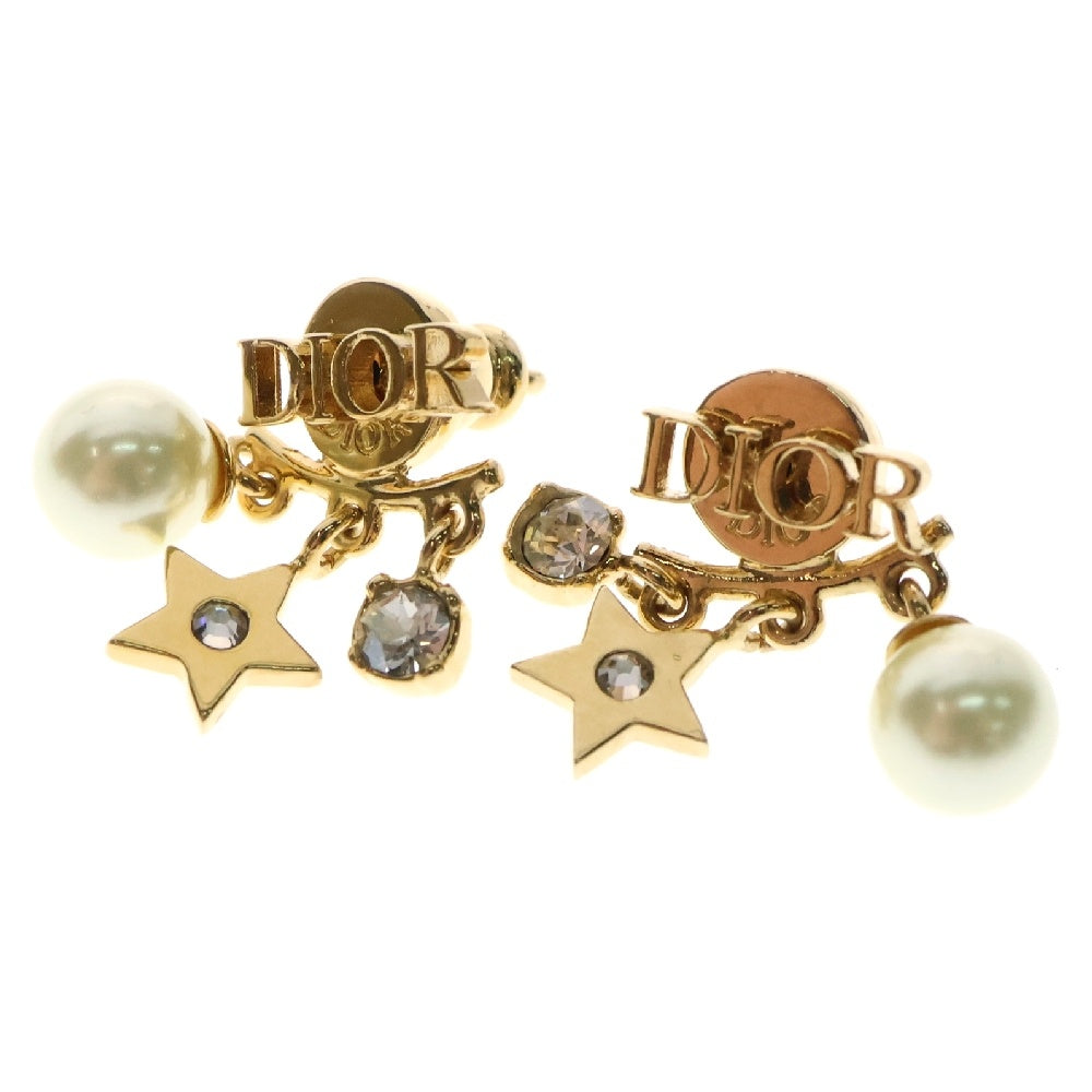 Christian Dior(クリスチャンディオール) Dio(r)evolution ディオレボリューション ピアス ゴールド GP パール ラインストーン