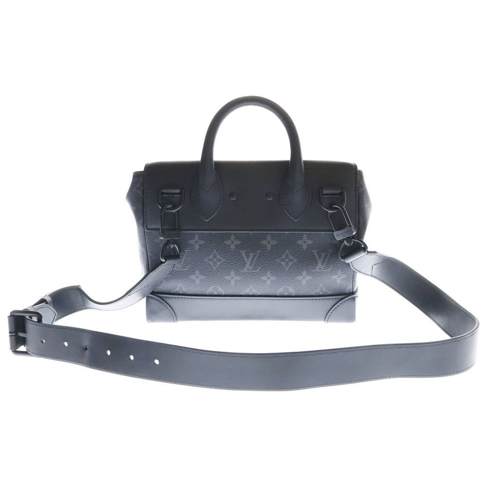 LOUIS VUITTON(ルイヴィトン) モノグラム・エクリプス スティーマーPM 2WAYバッグ ハンドバッグ ショルダーバッグ ブラック ブラック金具 レザー×PVC M46953