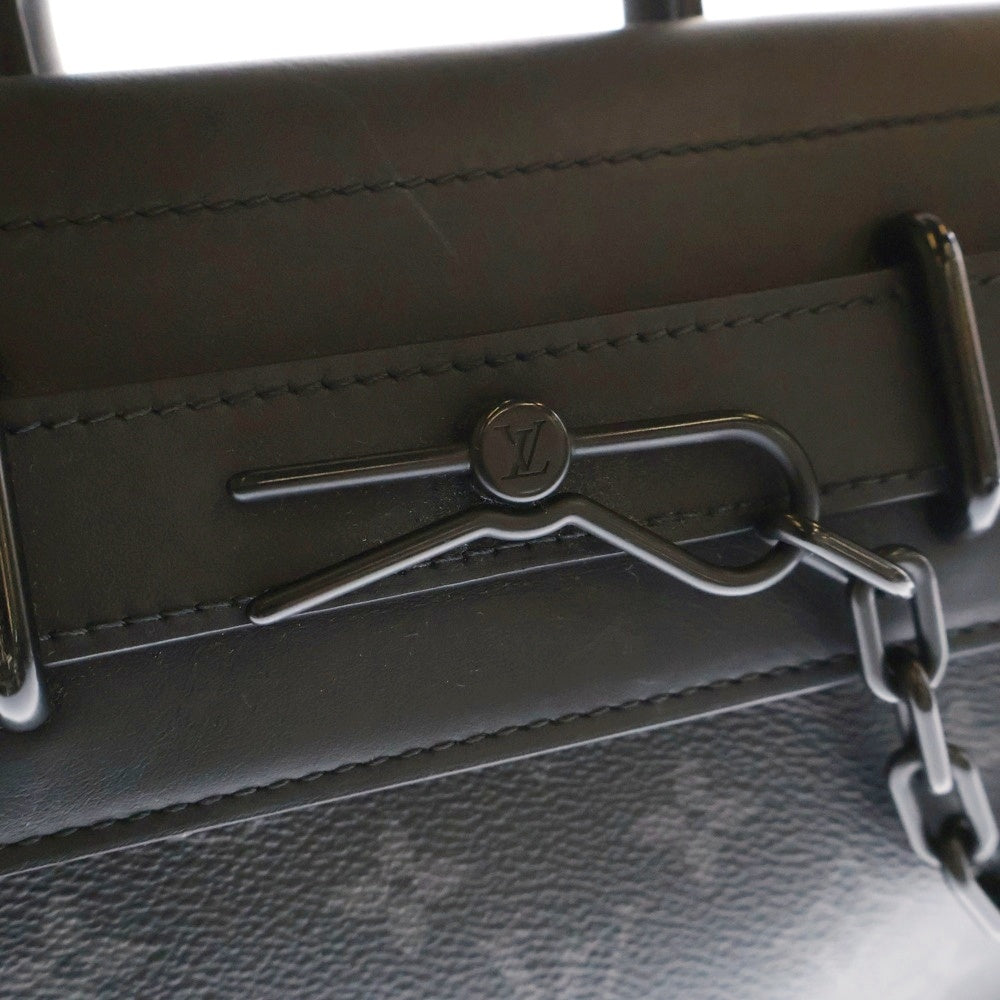 LOUIS VUITTON(ルイヴィトン) モノグラム・エクリプス スティーマーPM 2WAYバッグ ハンドバッグ ショルダーバッグ ブラック ブラック金具 レザー×PVC M46953