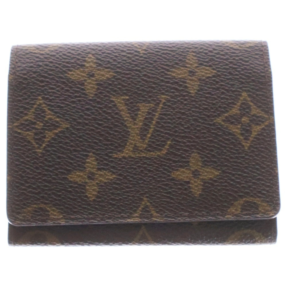 LOUIS VUITTON(ルイヴィトン) モノグラム アンヴェロップ カルト ドゥ ヴィジット コインケース 財布 カードケース ブラウン PVC M62920
