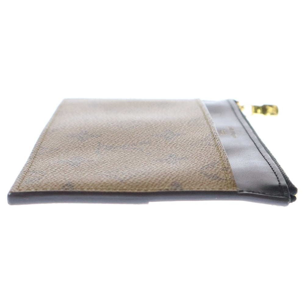 LOUIS VUITTON(ルイヴィトン) モノグラム・リバース スリムパース カードケース 名刺入れ ブラウン PVC ゴールド金具 M80390