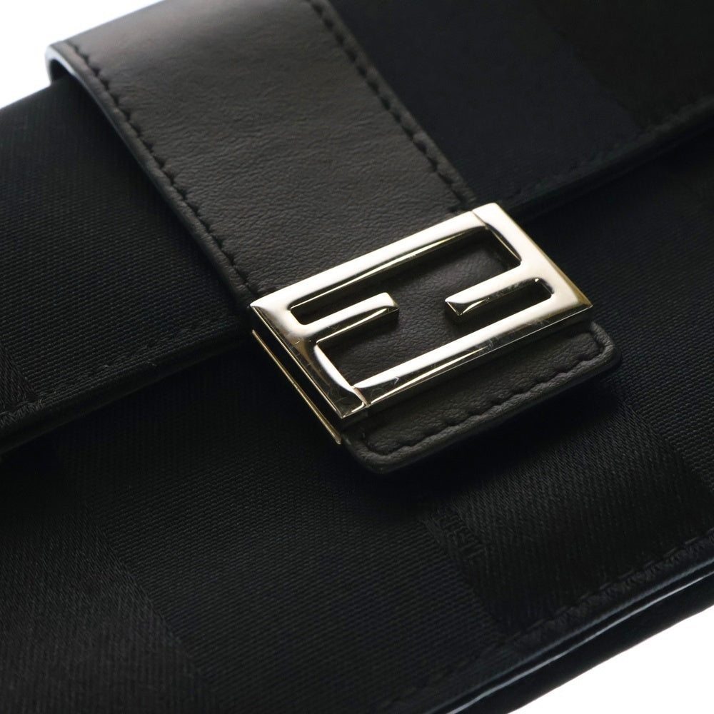 FENDI(フェンディ) バケットスリム ショルダーバッグ ブラック キャンバス 7M0295