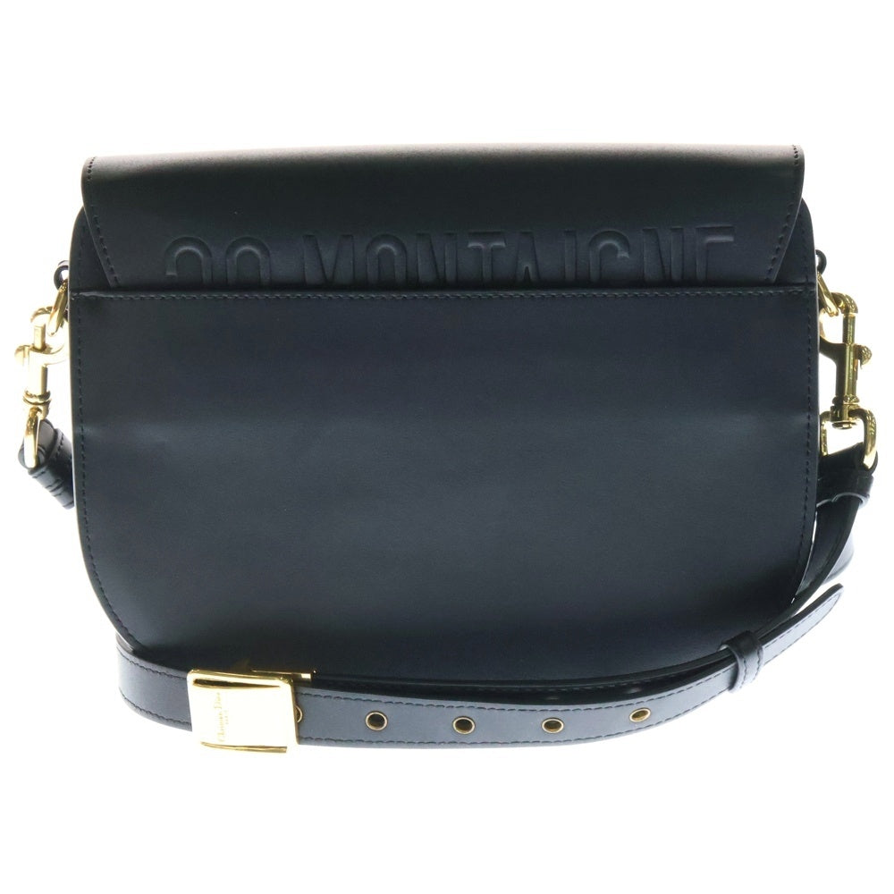 Christian Dior(クリスチャンディオール) BOBBY ボビー ミディアム ブラック カーフスキン ショルダーバッグ ゴールド金具