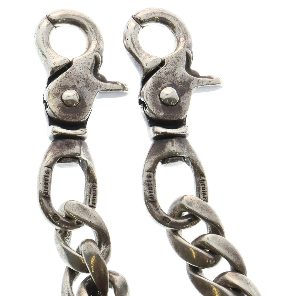 CHROME HEARTS(クロムハーツ) CLASSIC SHORT-T/ 2クリップショートクラシック ウォレットチェーン シルバー BCA068