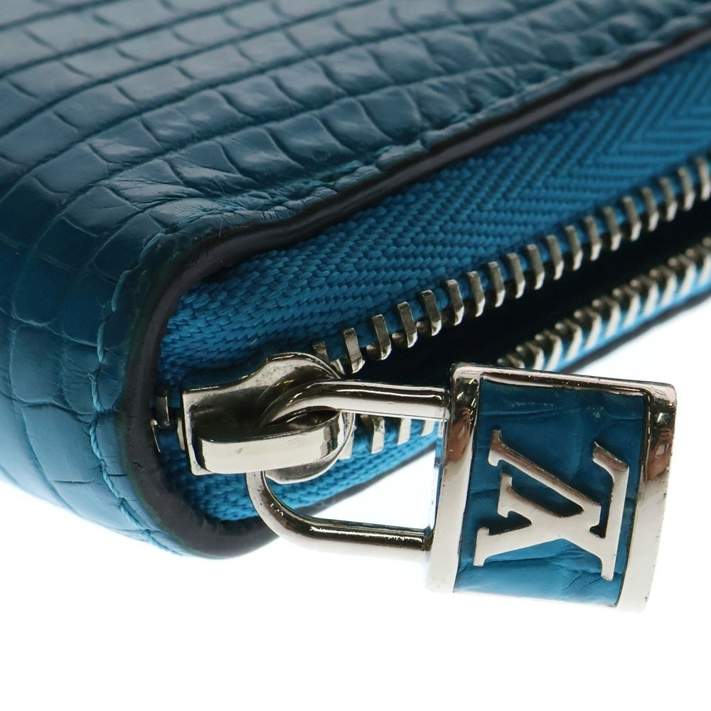 LOUIS VUITTON(ルイヴィトン) ジッピーコインパース コインケース 財布 コンパクト ウォレット ターコイズブルー シルバー金具