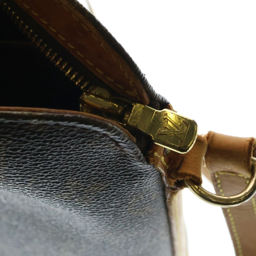 LOUIS VUITTON(ルイヴィトン) モノグラム ドルーオ ショルダーバッグ ブラウン ゴールド金具 レザー×PVC M51290