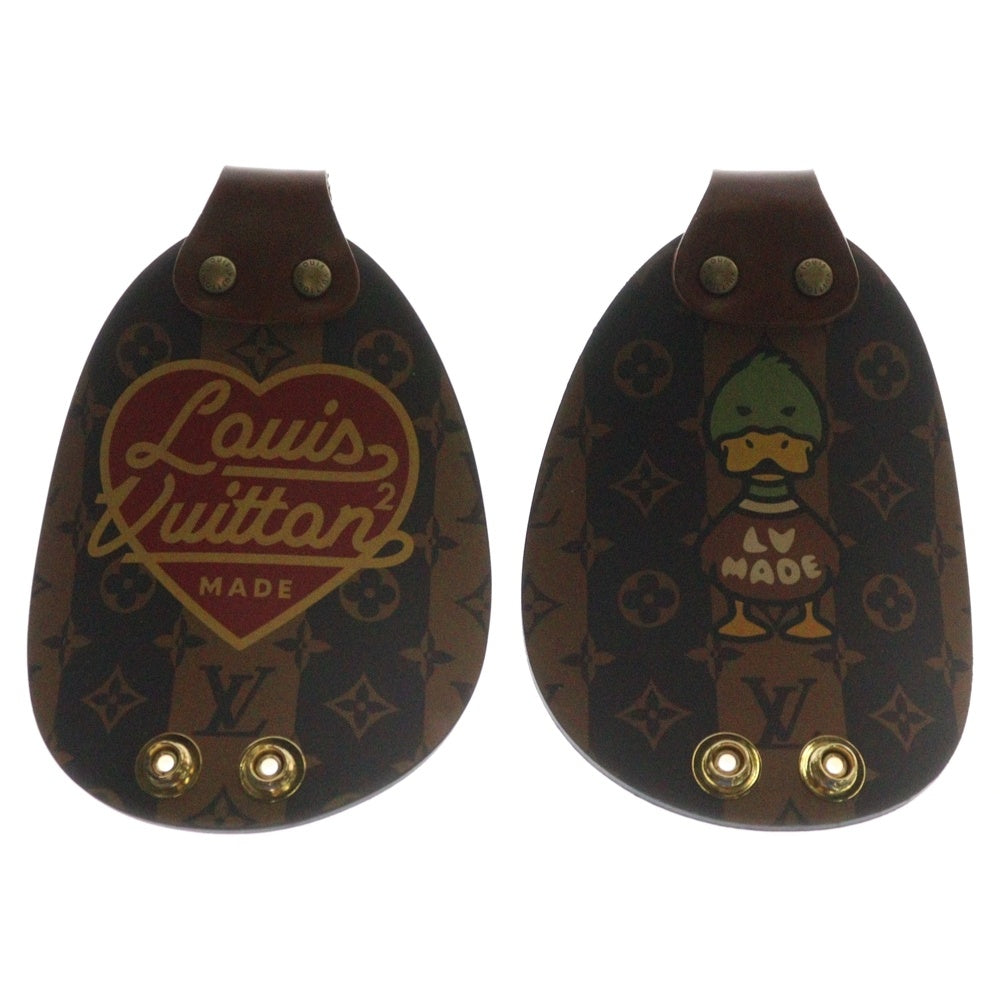 LOUIS VUITTON(ルイヴィトン) 21AW NIGO ニゴー オーベルカンフ ライン モノグラム レザー サイドジップ アンクルブーツ ブラウン 1A9ID6