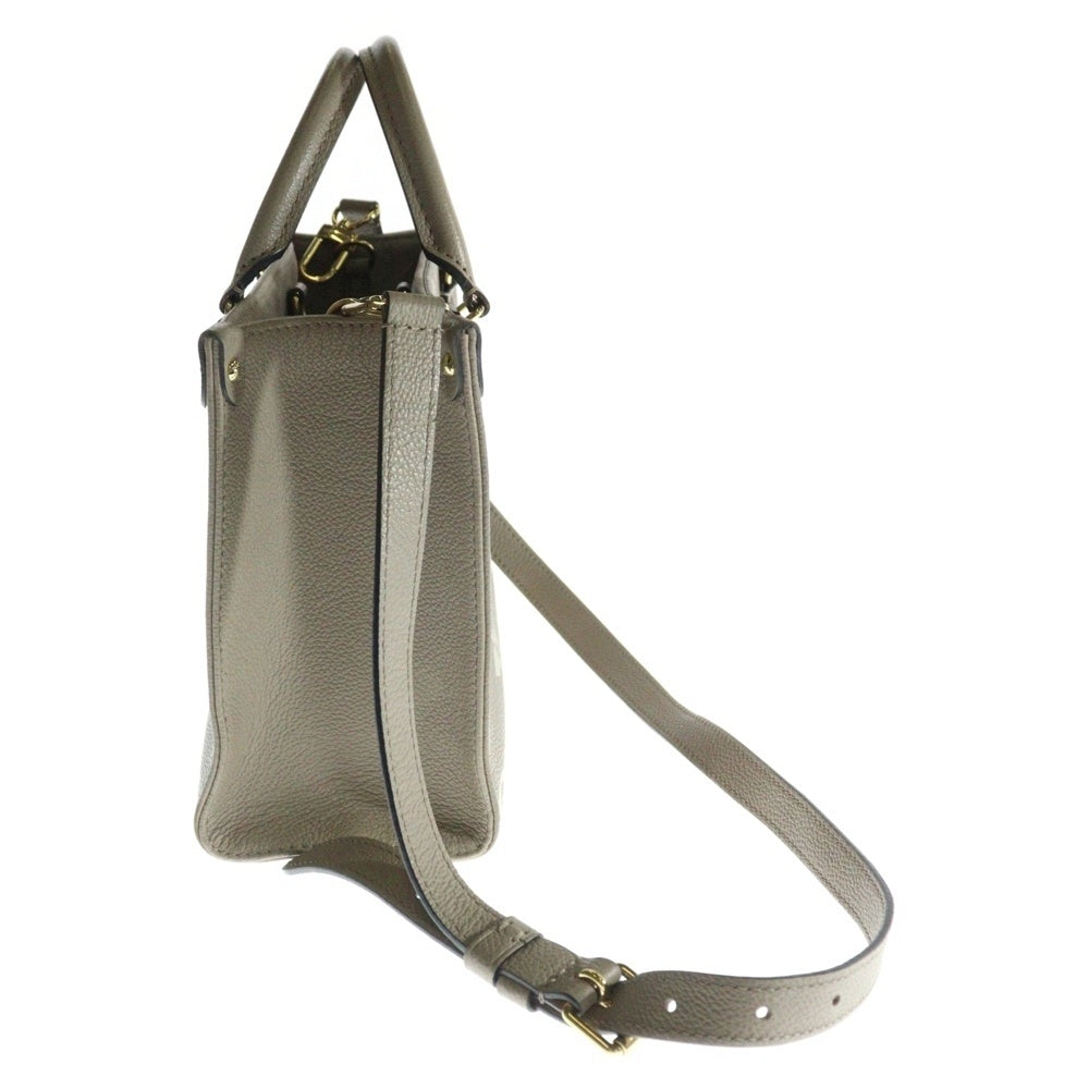 LOUIS VUITTON(ルイヴィトン) モノグラムアンプラント オンザゴーPM 2WAYバッグ トートバッグ ハンドバッグ ショルダーバッグ ベージュ×アイボリー ゴールド金具 レザー M45779