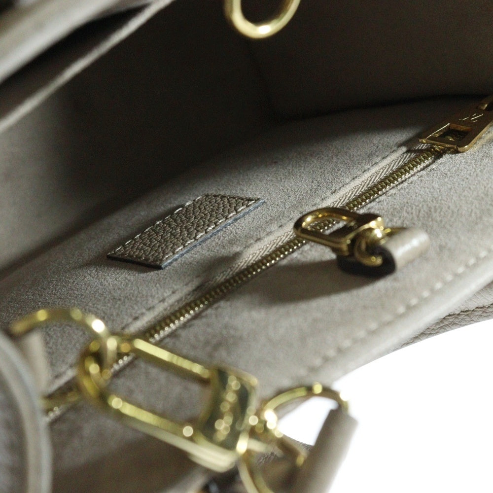 LOUIS VUITTON(ルイヴィトン) モノグラムアンプラント オンザゴーPM 2WAYバッグ トートバッグ ハンドバッグ ショルダーバッグ ベージュ×アイボリー ゴールド金具 レザー M45779