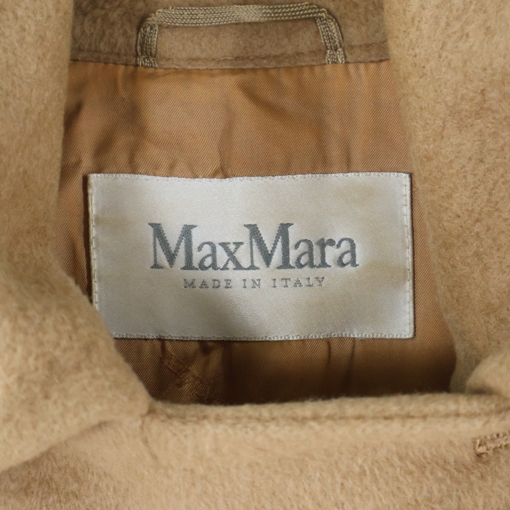 Max Mara(マックスマーラ) キャメル ダブルブレスト ステンカラー ロングコート ブラウン レディース