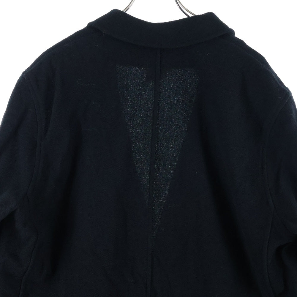 CHANEL(シャネル) 96AW ウール ナイロン テーラードカラー コート ブラック レディース P05828V04346