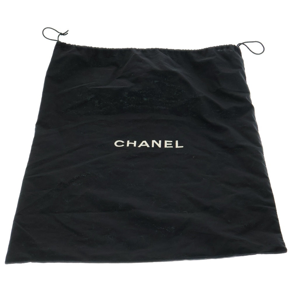 CHANEL(シャネル) ココマーク カンボンライン ラムスキン レザーハンドバッグ ホワイト/ブラック レディース