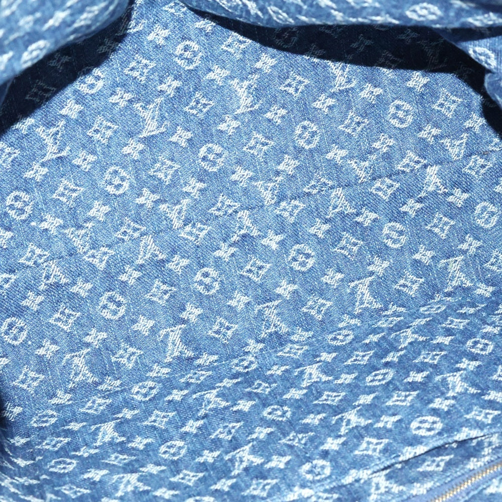 LOUIS VUITTON(ルイヴィトン) モノグラムデニム オンザゴーMM 2WAY ハンドバッグ トートバッグ インディゴ ブルー M46871