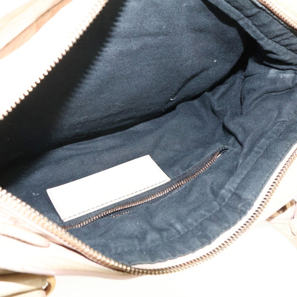 BALENCIAGA(バレンシアガ) ザ・ファースト 2WAYハンドバッグ ショルダーバッグ ピンクベージュ ピンクゴールド金具 レザー 240577