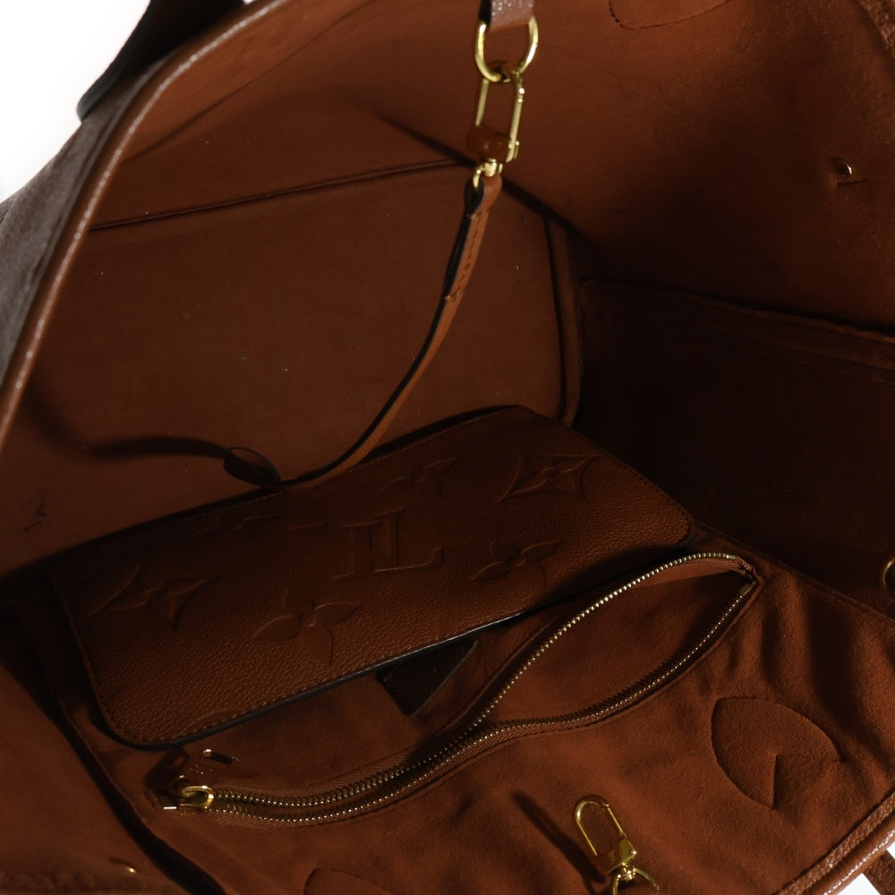 LOUIS VUITTON(ルイヴィトン) モノグラム アンプラント ネヴァーフルMM ハンドバッグ トートバッグ ブラウン ゴールド金具 レザー M46135
