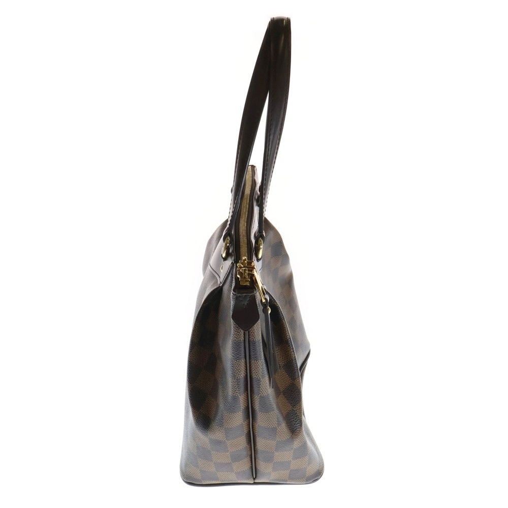 LOUIS VUITTON(ルイヴィトン) ウエストミスターPM ダミエエベヌ PVC レザー ハンド トートバッグ ゴールド金具 ブラウン N41102
