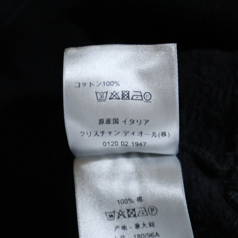 DIOR(ディオール) CD ICON ロゴ刺繍 クルーネック プルオーバースウェットトレーナー ブラック 113J699A0531
