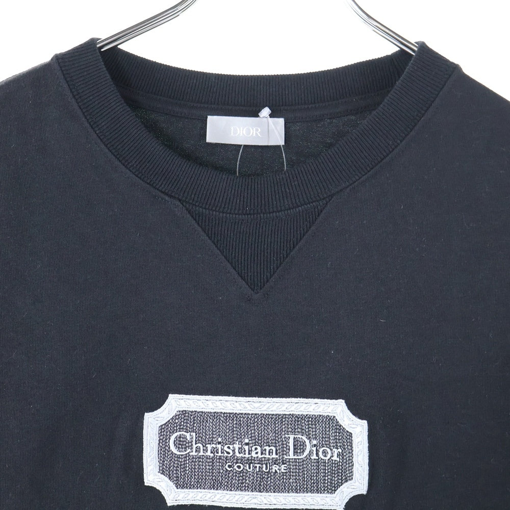 DIOR(ディオール) 23AW ロゴ刺繍 クルーネック 半袖Tシャツ