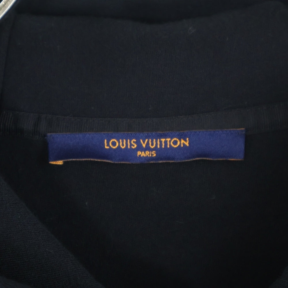 LOUIS VUITTON(ルイヴィトン) 21SS ダブルフェイス トラベル ジップアップスウェットパーカー フーディー ブラック M211Q JUJ HJY42W