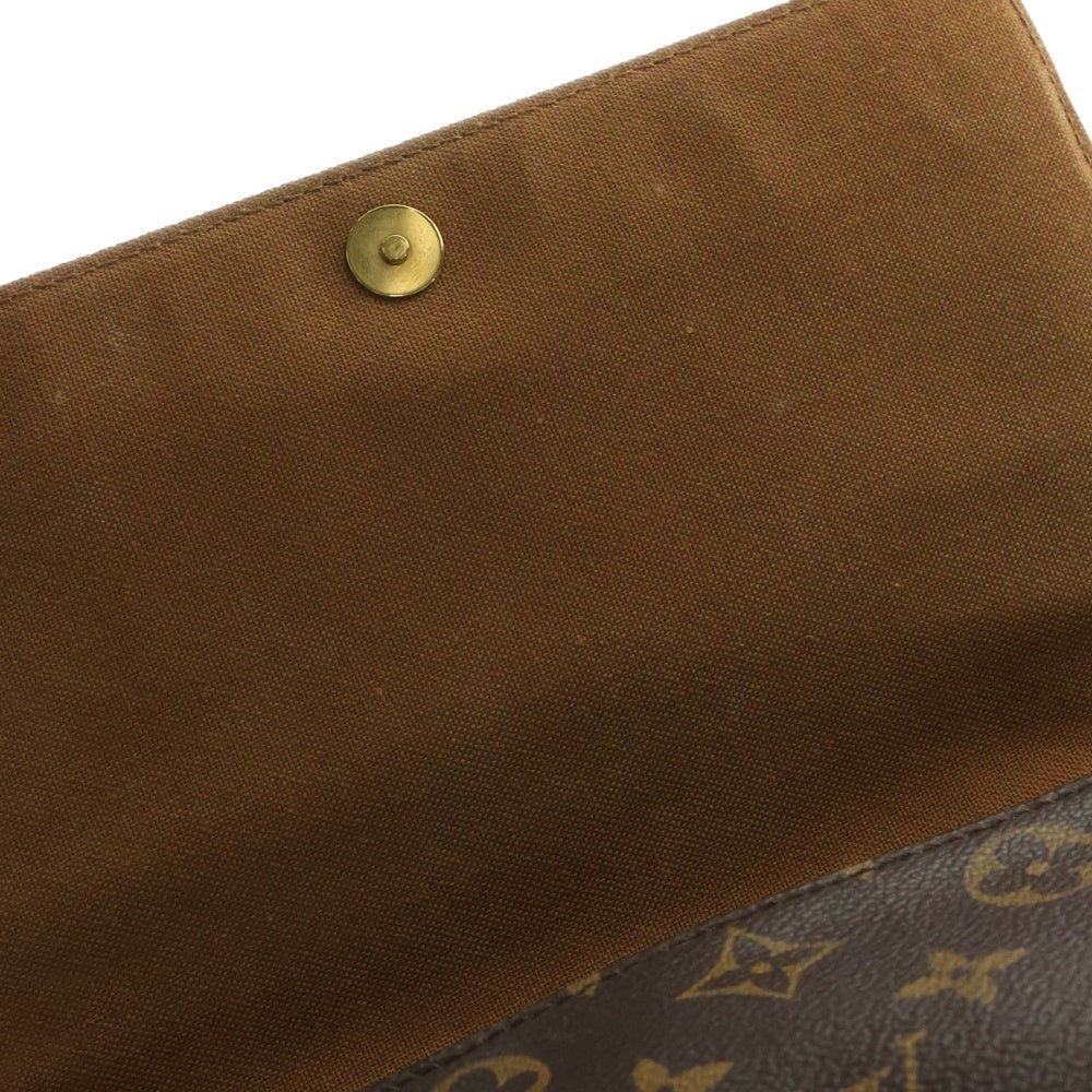 LOUIS VUITTON(ルイヴィトン) モノグラム ミニルーピング レザーワンショルダーバッグ ハンドバッグ ブラウン レディース M51147