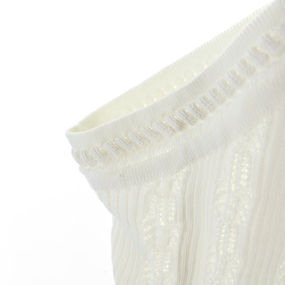 CHANEL(シャネル) ココマーク 31 ロゴプレート コットン リブニット キャミソール トップス ホワイト レディース P60678K46368