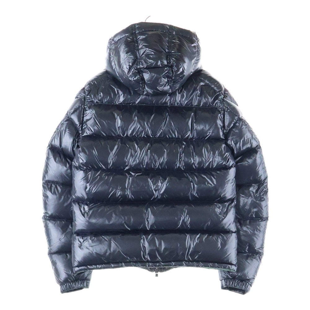 MONCLER(モンクレール) 15AW ZIN ジン ワッペンロゴ フーデッド ジップアップ ダウンジャケット ネイビー A20914031505 53029