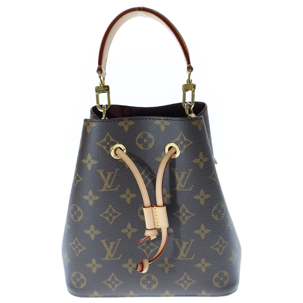 LOUIS VUITTON(ルイヴィトン) モノグラム ネオノエBB 2WAYバッグ ショルダーバッグ ハンドバッグ ブラウン ゴールド金具 レザー×PVC M46581