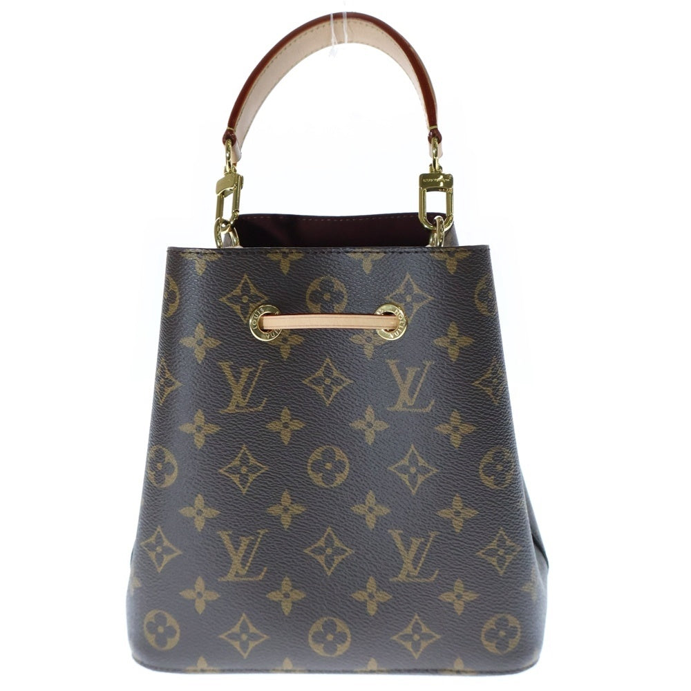 LOUIS VUITTON(ルイヴィトン) モノグラム ネオノエBB 2WAYバッグ ショルダーバッグ ハンドバッグ ブラウン ゴールド金具 レザー×PVC M46581