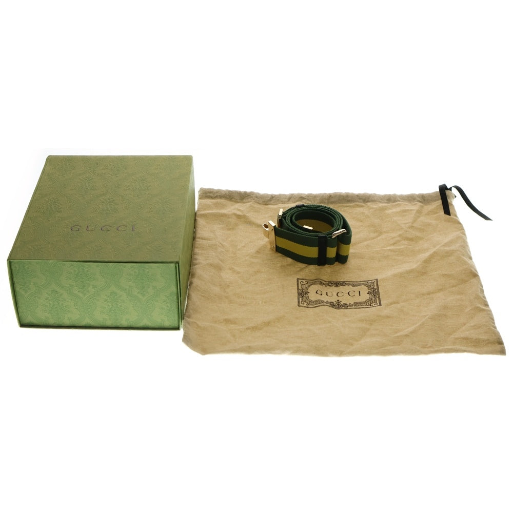 GUCCI(グッチ) グッチアタッシェ スモール ショルダーバッグ ブラック ゴールド金具 レザー 699409