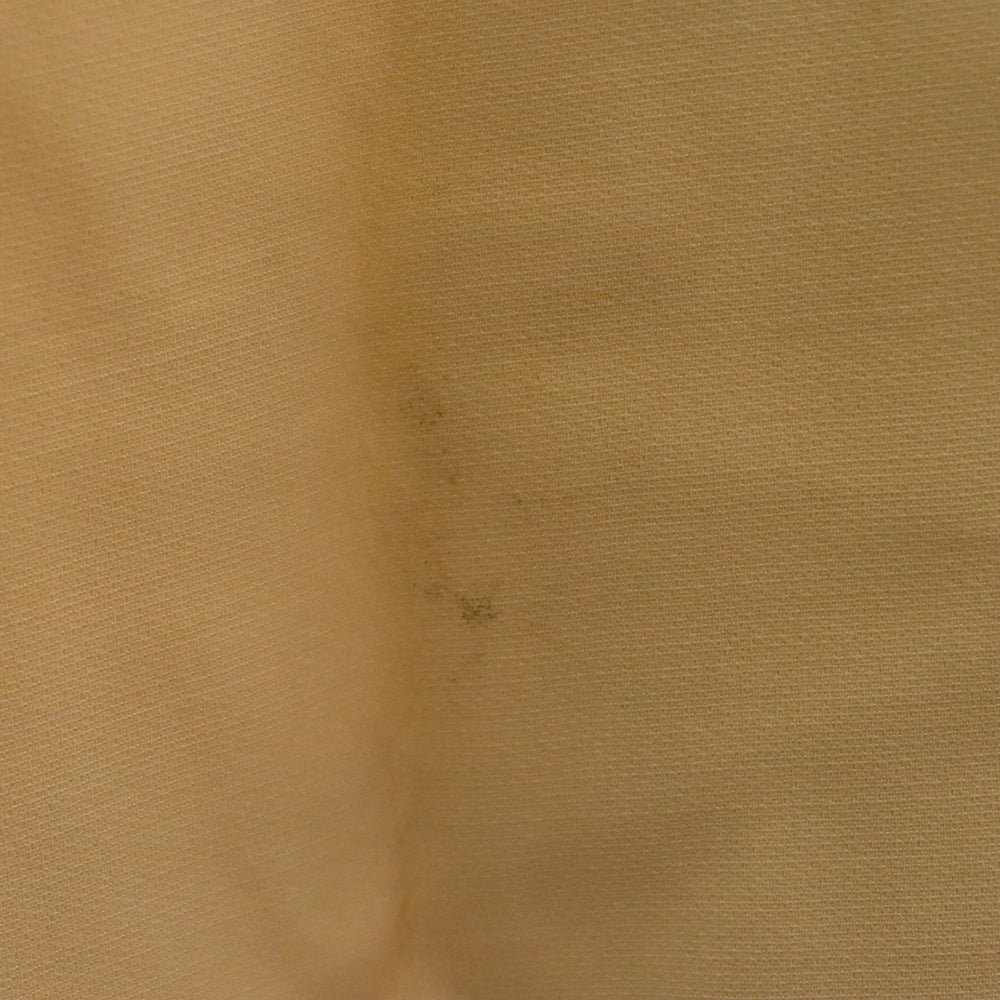 FENDI(フェンディ) 16AW レザー フラワーコサージュ ノースリーブ ショールカラー ロング テーラードジャケット ベスト ベージュ レディース FF8319 46R