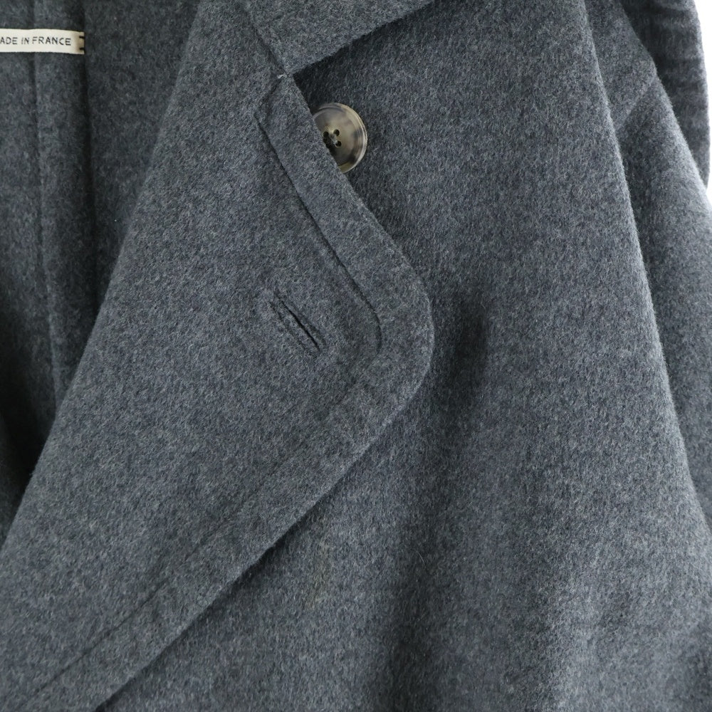 HERMES(エルメス) カシミヤロングコート グレー