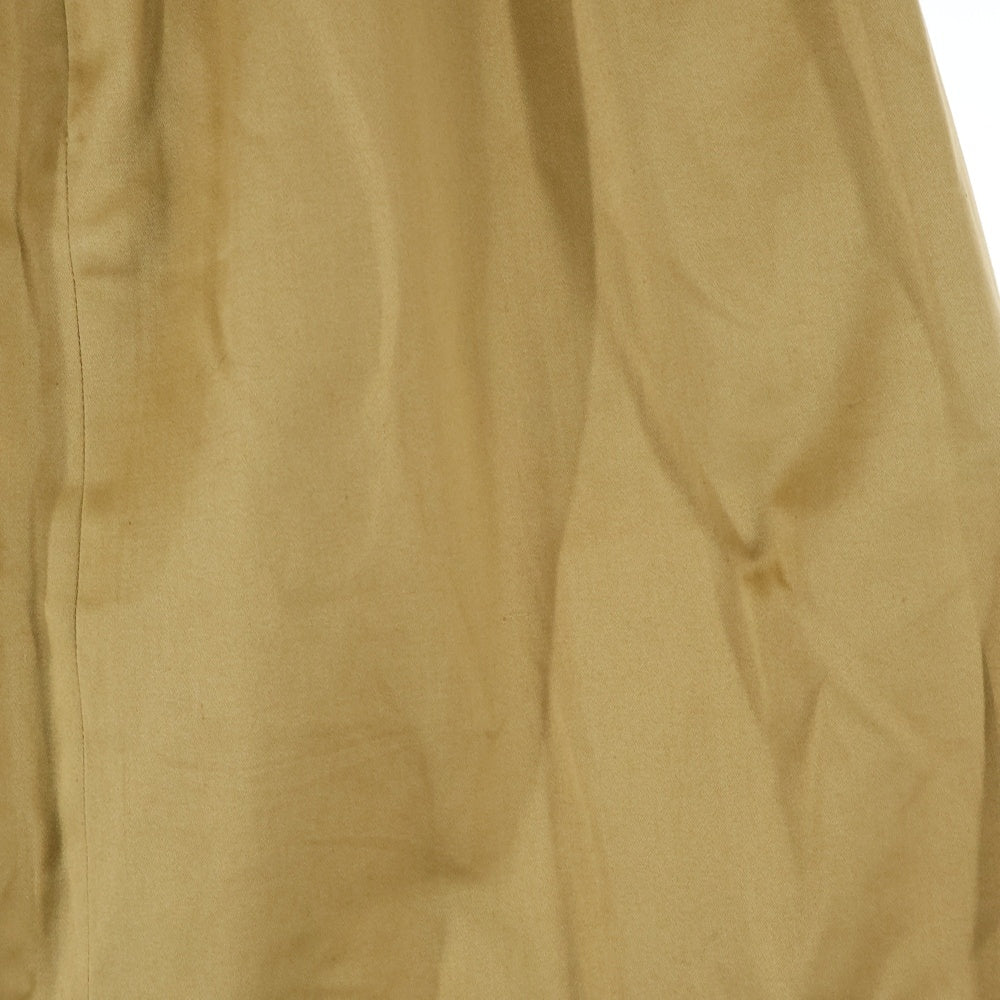 CHANEL(シャネル) 99P スプリングコレクション ココマークボタン ギャザー ロング マーメイドスカート ベージュ レディース P13178V07529