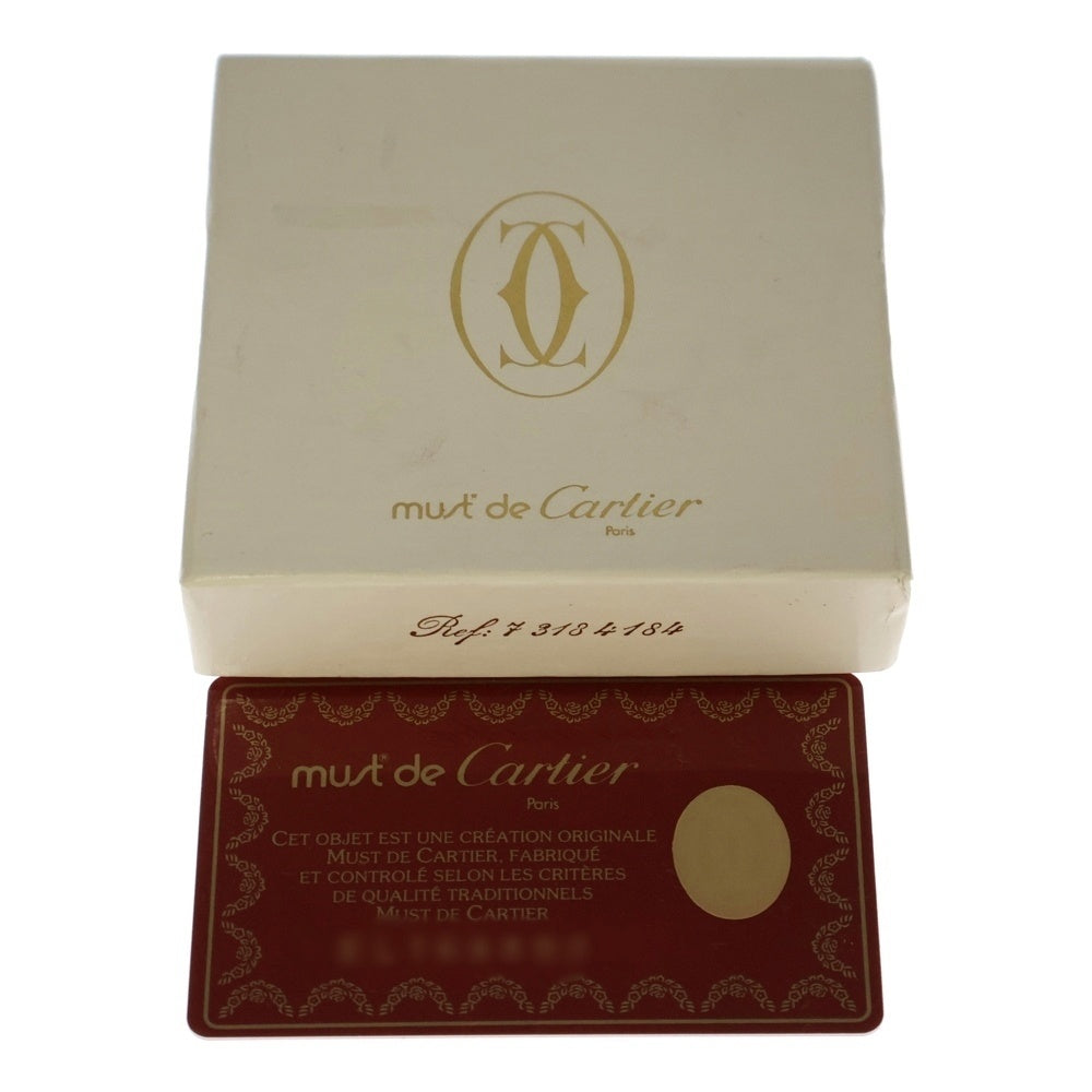 Cartier(カルティエ) マストライン ロゴレザーコインケース 小銭入れ ボルドー