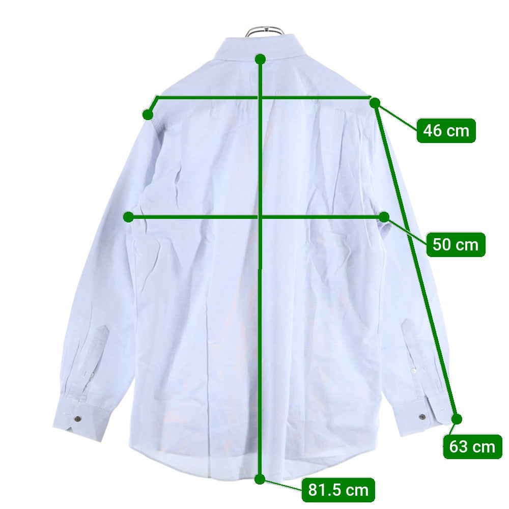 HERMES(エルメス) セリエ カフスボタン コットン 長袖シャツ ライトブルー