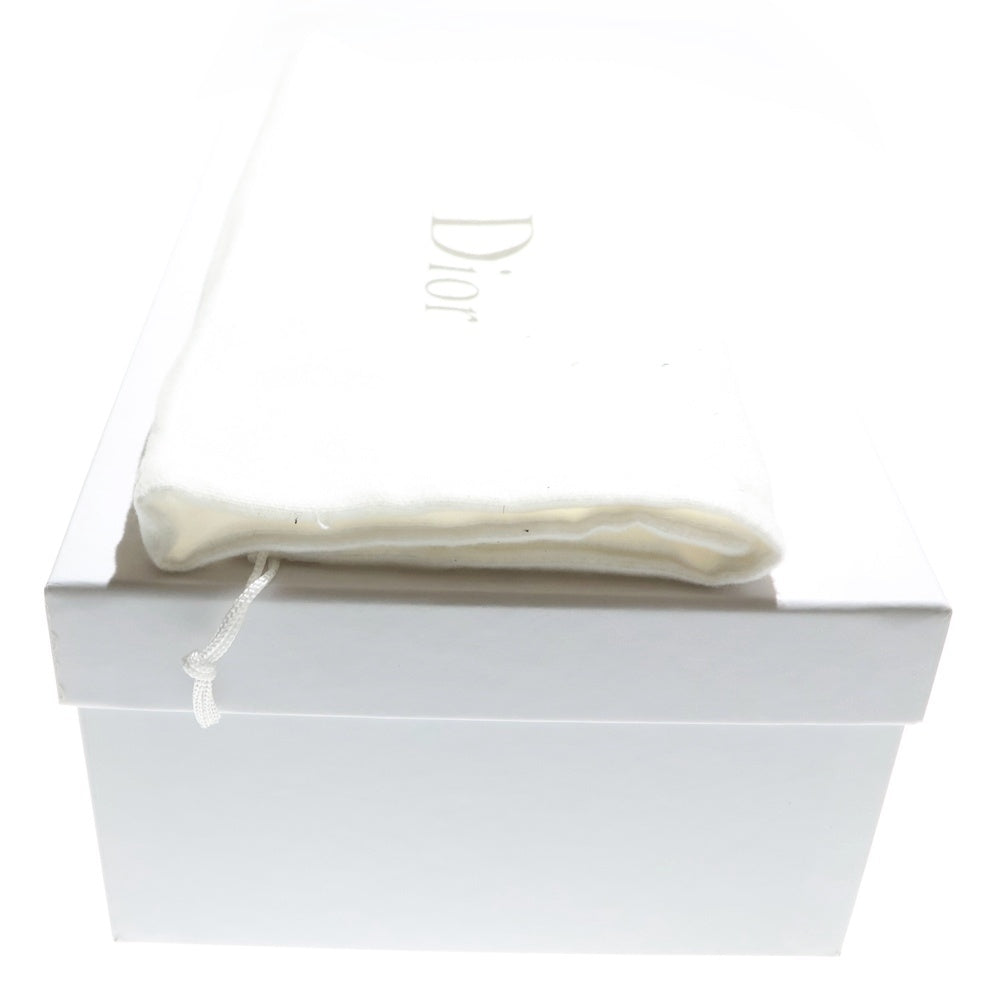 Dior HOMME(ディオールオム) B25 サイドジップ ロゴプリント ハイカットシューズ ニット ソックススニーカー ブラック レディース