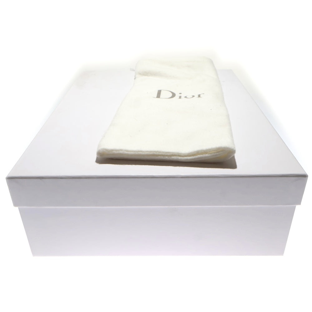 Christian Dior(クリスチャンディオール) カナージュレザースエードボアブーツ ブラック 34