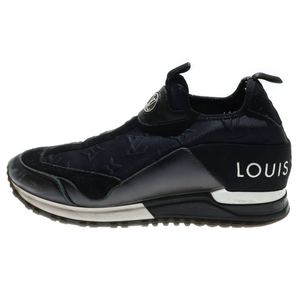 LOUIS VUITTON(ルイヴィトン) ランアウェイ ライン ラバーロゴ モノグラム ローカットシューズ スニーカー ブラック 1AB3GB