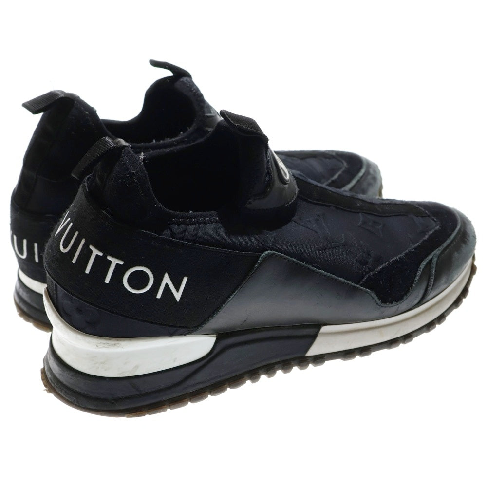 LOUIS VUITTON(ルイヴィトン) ランアウェイ ライン ラバーロゴ モノグラム ローカットシューズ スニーカー ブラック 1AB3GB