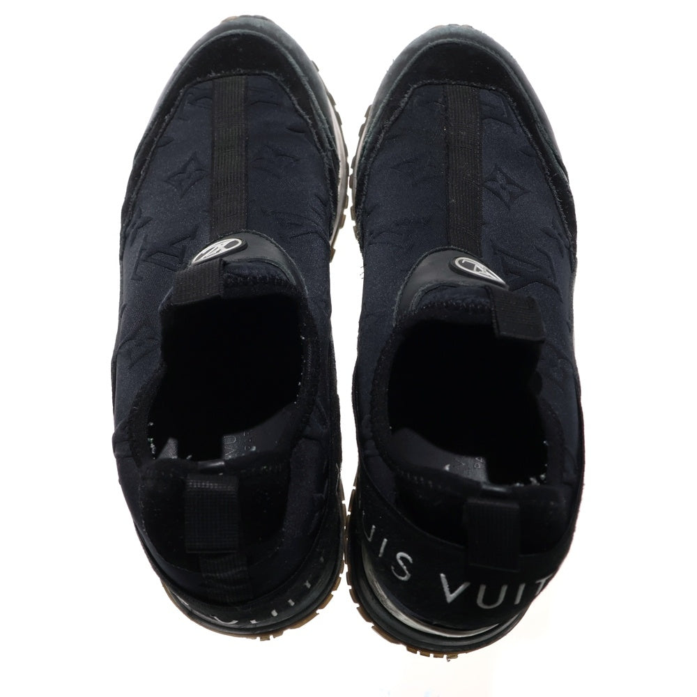 LOUIS VUITTON(ルイヴィトン) ランアウェイ ライン ラバーロゴ モノグラム ローカットシューズ スニーカー ブラック 1AB3GB