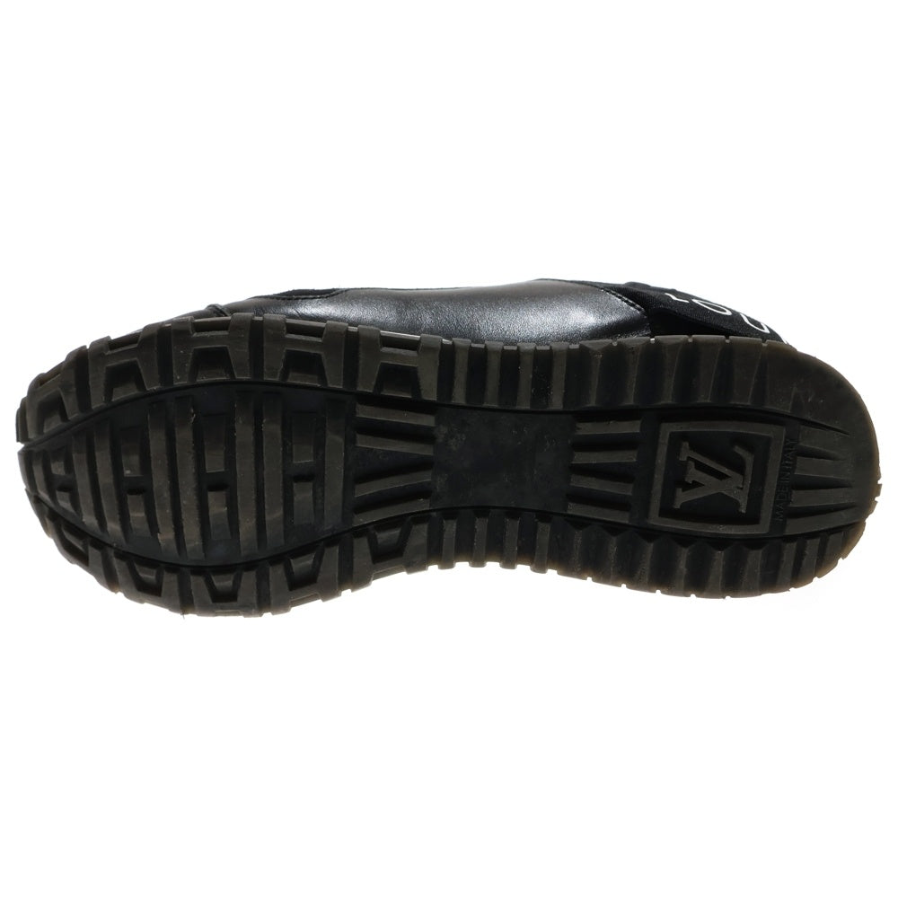 LOUIS VUITTON(ルイヴィトン) ランアウェイ ライン ラバーロゴ モノグラム ローカットシューズ スニーカー ブラック 1AB3GB