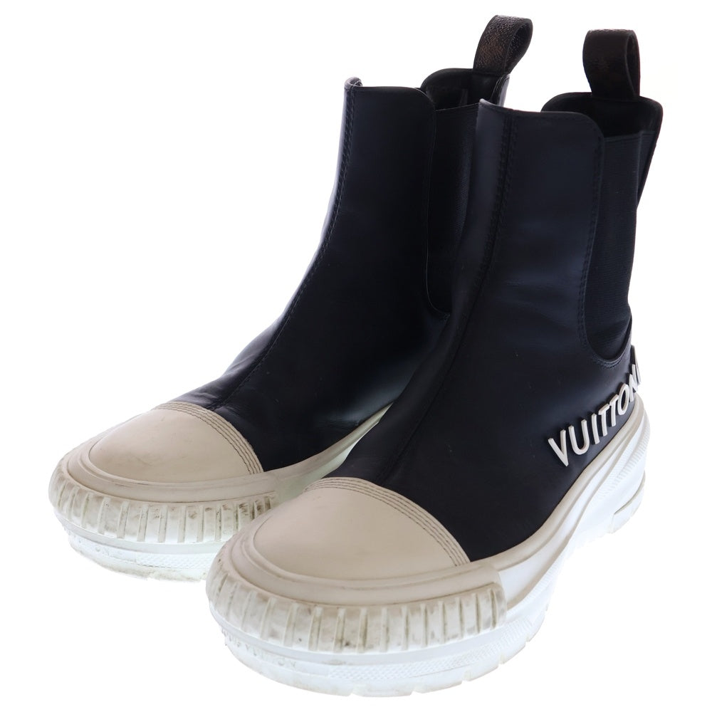 ルイヴィトン　スニーカー　レザー　ハイカット　スクァッドライン LOUIS VUITTON(ルイヴィトン) LVスクァッドライン ラバーロゴ