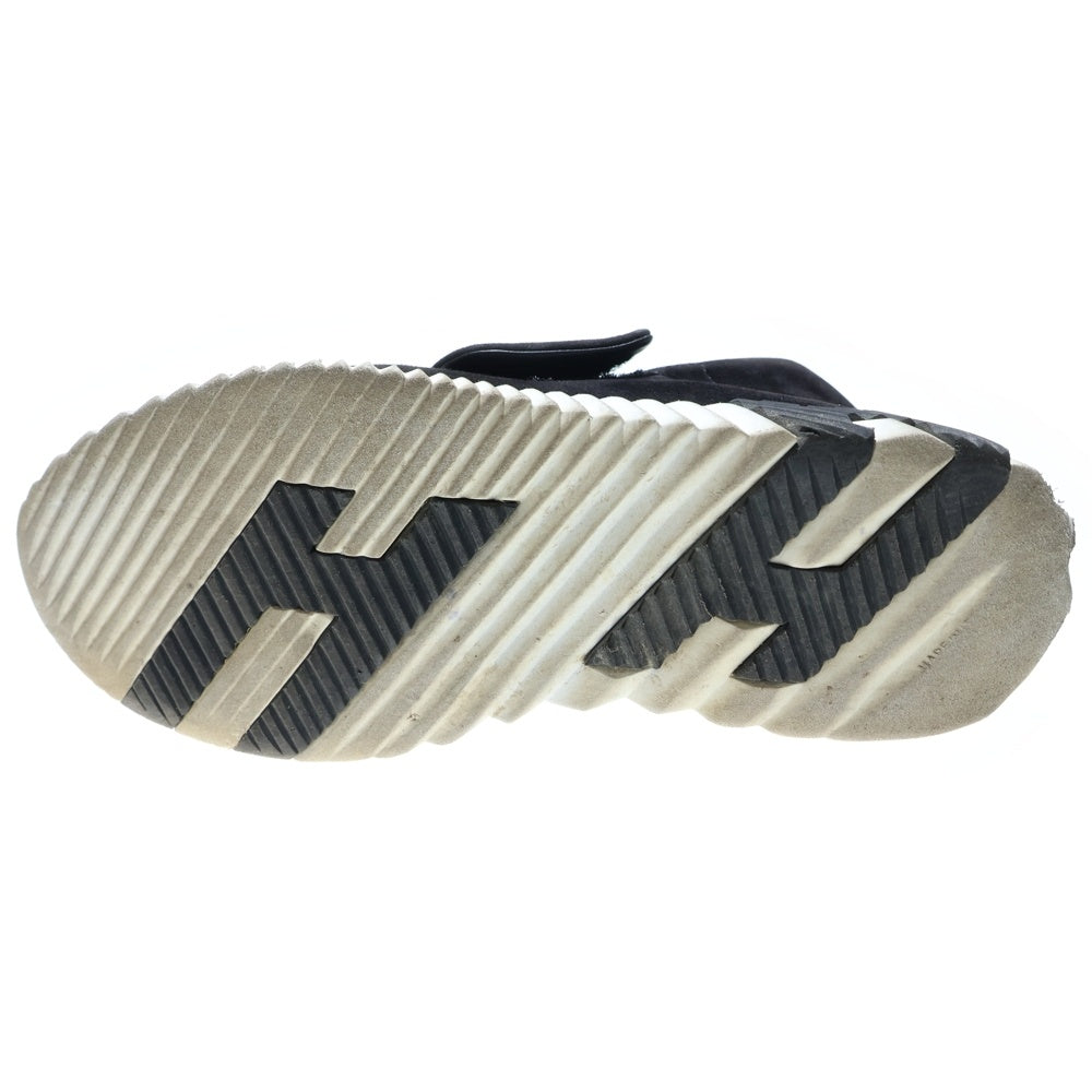 HERMES(エルメス) バウンシング Hロゴ ベルクロ スエードレザー ローカットシューズ スニーカー ブラック レディース