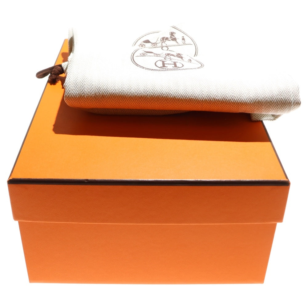 HERMES(エルメス) バウンシング Hロゴ スエードレザー レースアップ ローカットシューズ スニーカー ネイビー レディース