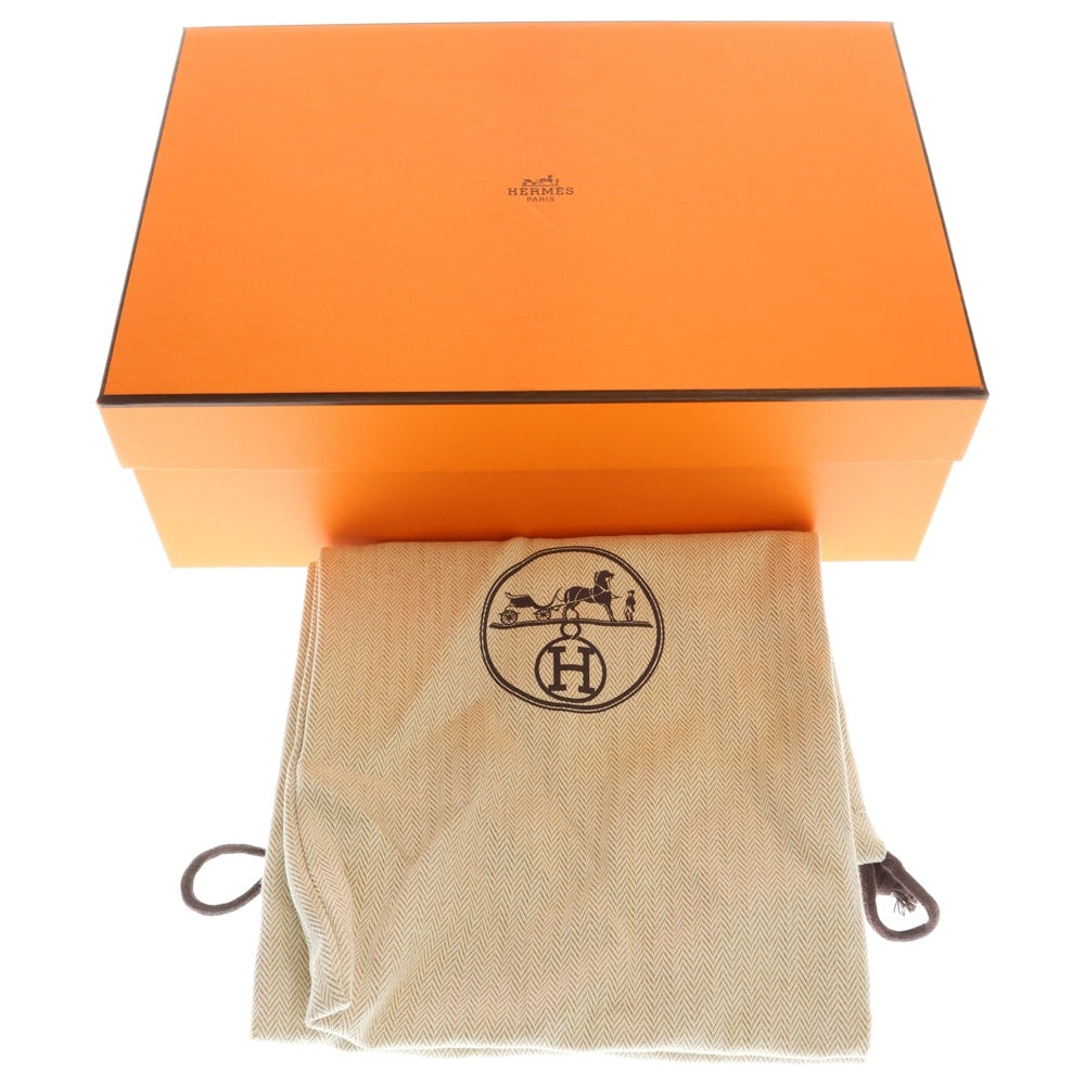 HERMES(エルメス) フレックス Hロゴ レースアップ ローカットシューズ ニット ソックススニーカー ブラック/ライトグリーン レディース