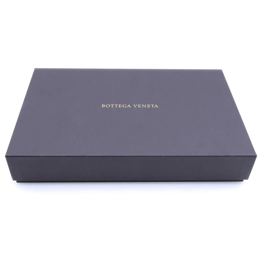 BOTTEGA VENETA(ボッテガヴェネタ) イントレチャート二つ折り長財布 ロングウォレット カードケース ベージュ レザー×パイソン