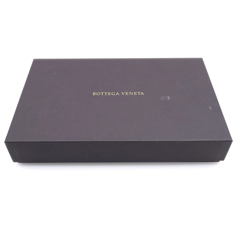 BOTTEGA VENETA(ボッテガヴェネタ) ラウンドファスナー長財布 ロングウォレット カードケース レッド クロコ ブラック金具