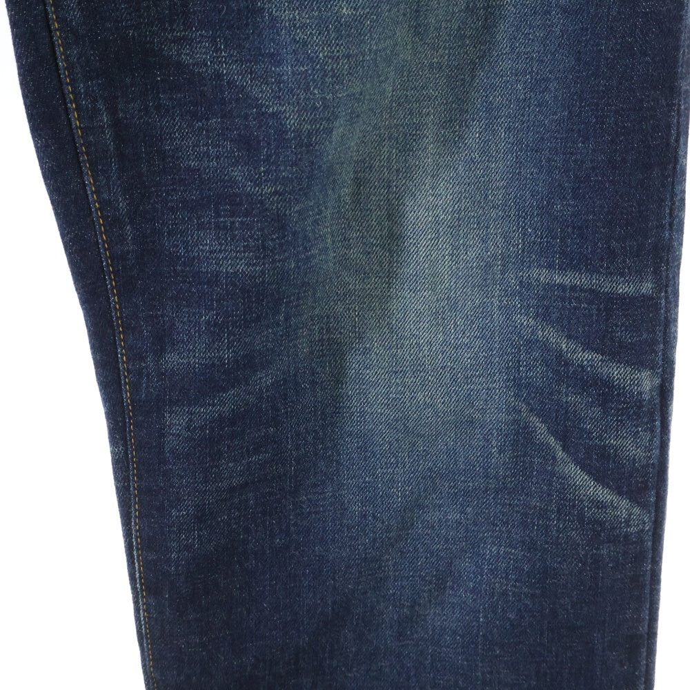 BALMAIN(バルマン) ユーズド加工 テーパード デニムパンツ ジーンズ インディゴ RH15291D008