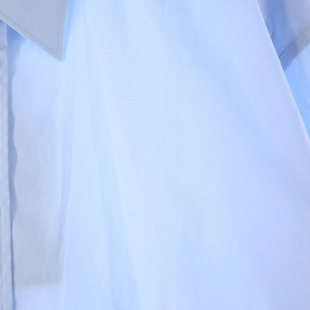 DOLCE & GABBANA(ドルチェアンドガッバーナ) バックプリーツ コットン 長袖シャツ ライトブルー G5625T/FUEAJ