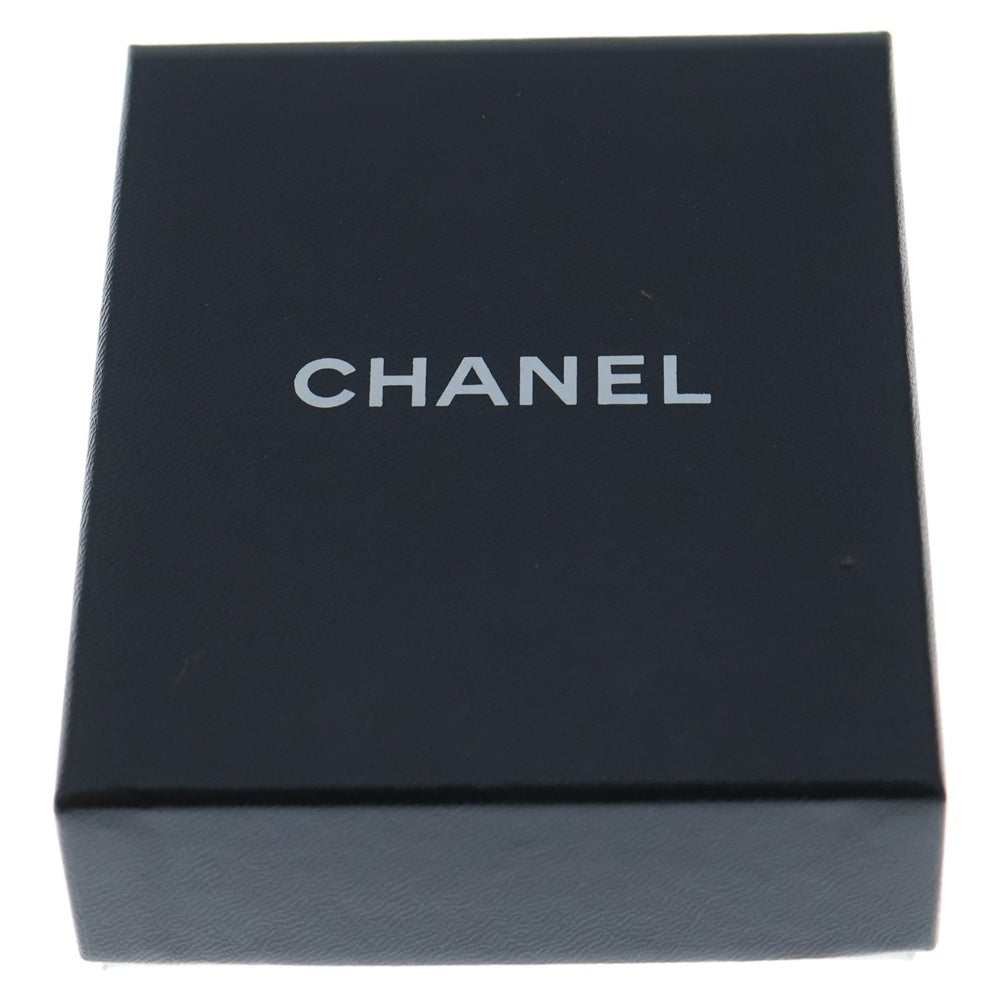 CHANEL(シャネル) ココマーク ラインストーン ブローチ ピンバッジ シルバー×ブラック レディース