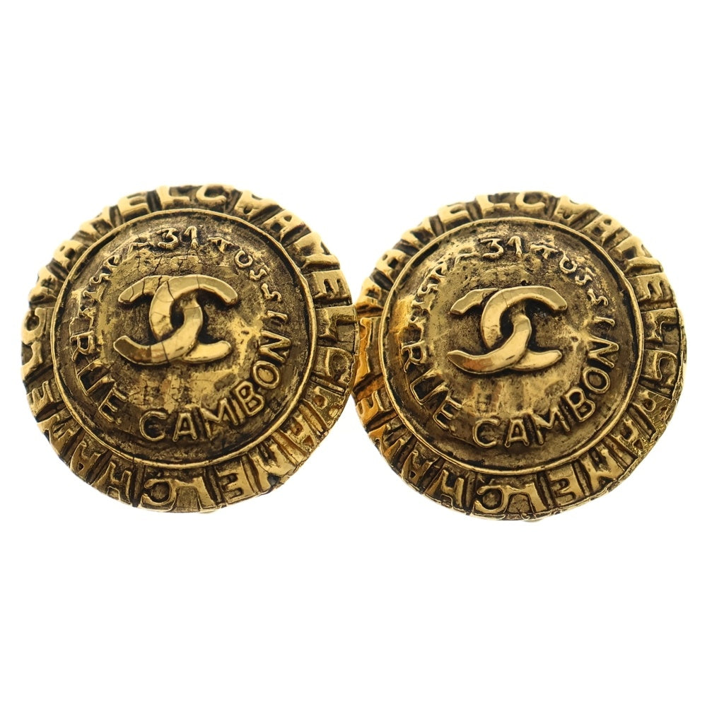 CHANEL(シャネル) カンボン ロゴココマークイヤリング GP 31 ゴールド